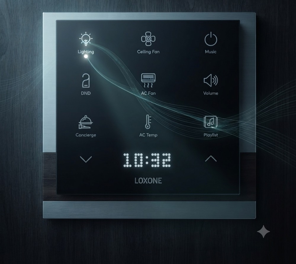 Loxone Touch Pure – panel sterowania dotykiem, smart home Mazowieckie